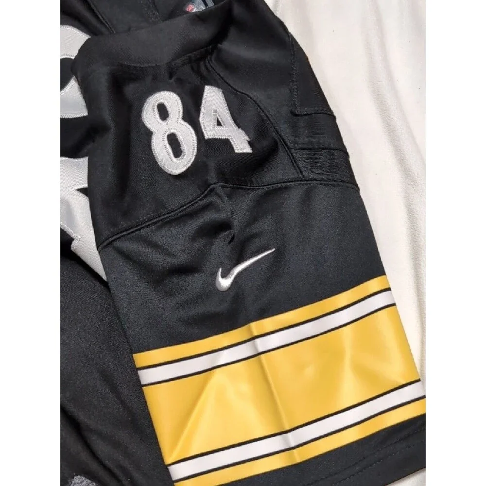 Pittsburgh Steelers NFL Nike On Field Black Football Jersey M 84 Antonio Brown - Picture 4 of 11
